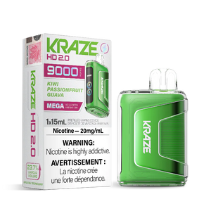 Kraze HD 2.0 9K Disposable Vape
