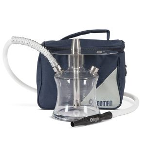 Oduman N2 Travel Clear Glass Hookah