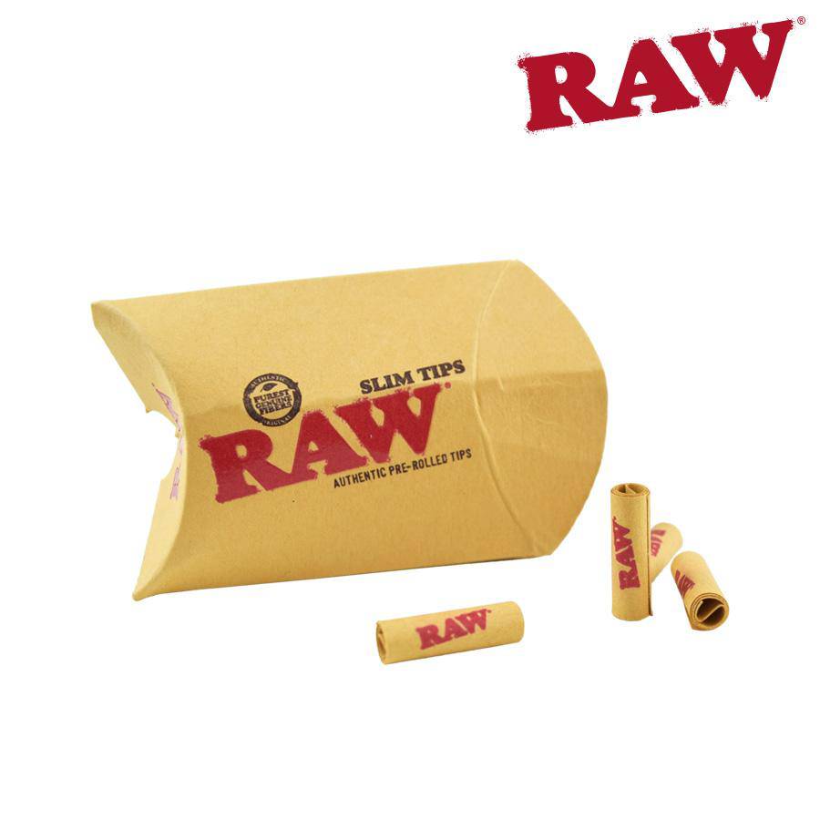 RAW Tips Pre-Rolled Unbleached