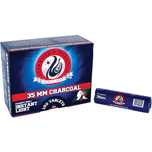 Starbuzz Premium Quick Light Hookah Charcoal - 100 count