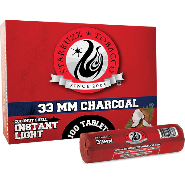 Starbuzz Premium Quick Light Hookah Charcoal - 100 count
