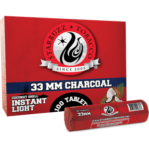 Starbuzz Premium Quick Light Hookah Charcoal - 100 count