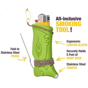 Toker Poker for Bic Lighters - Glow in the Dark
