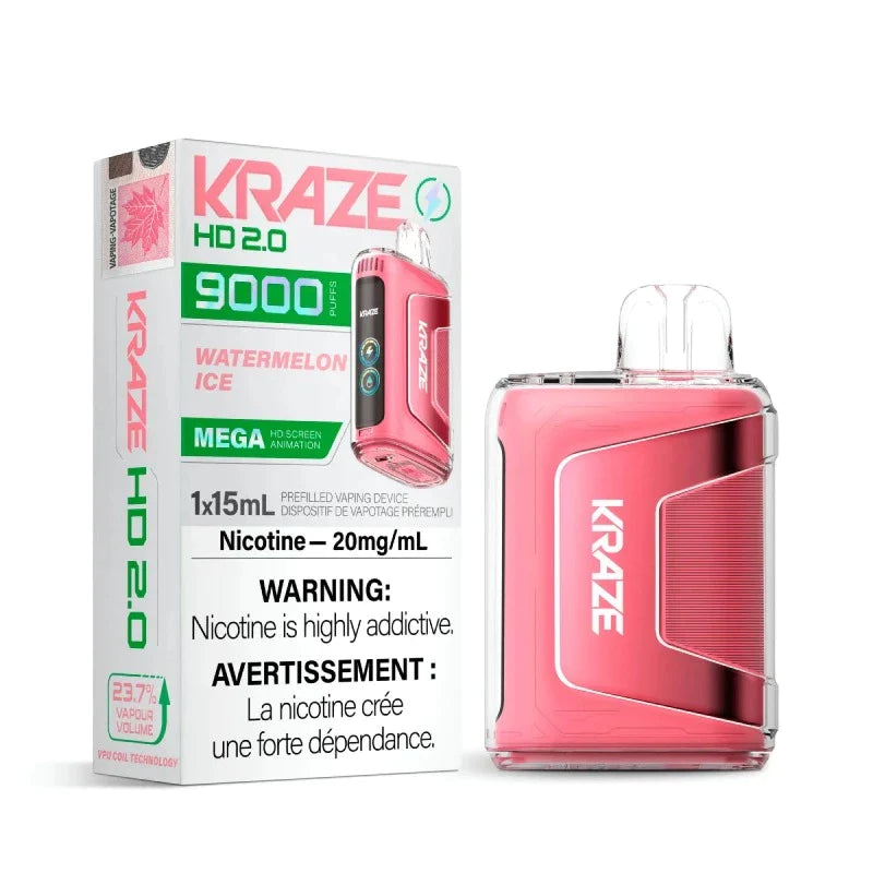 Kraze HD 2.0 9K Disposable Vape